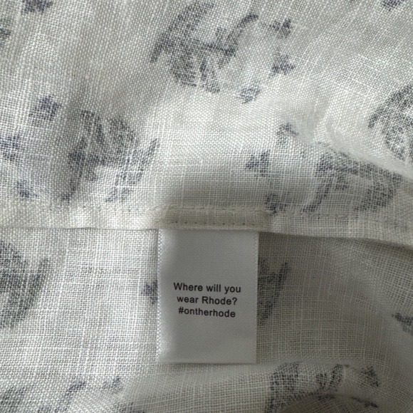 Rhode Womens Maryam Ivory Open Back Long Daytime Maxi Dress - Picture 9 of 10